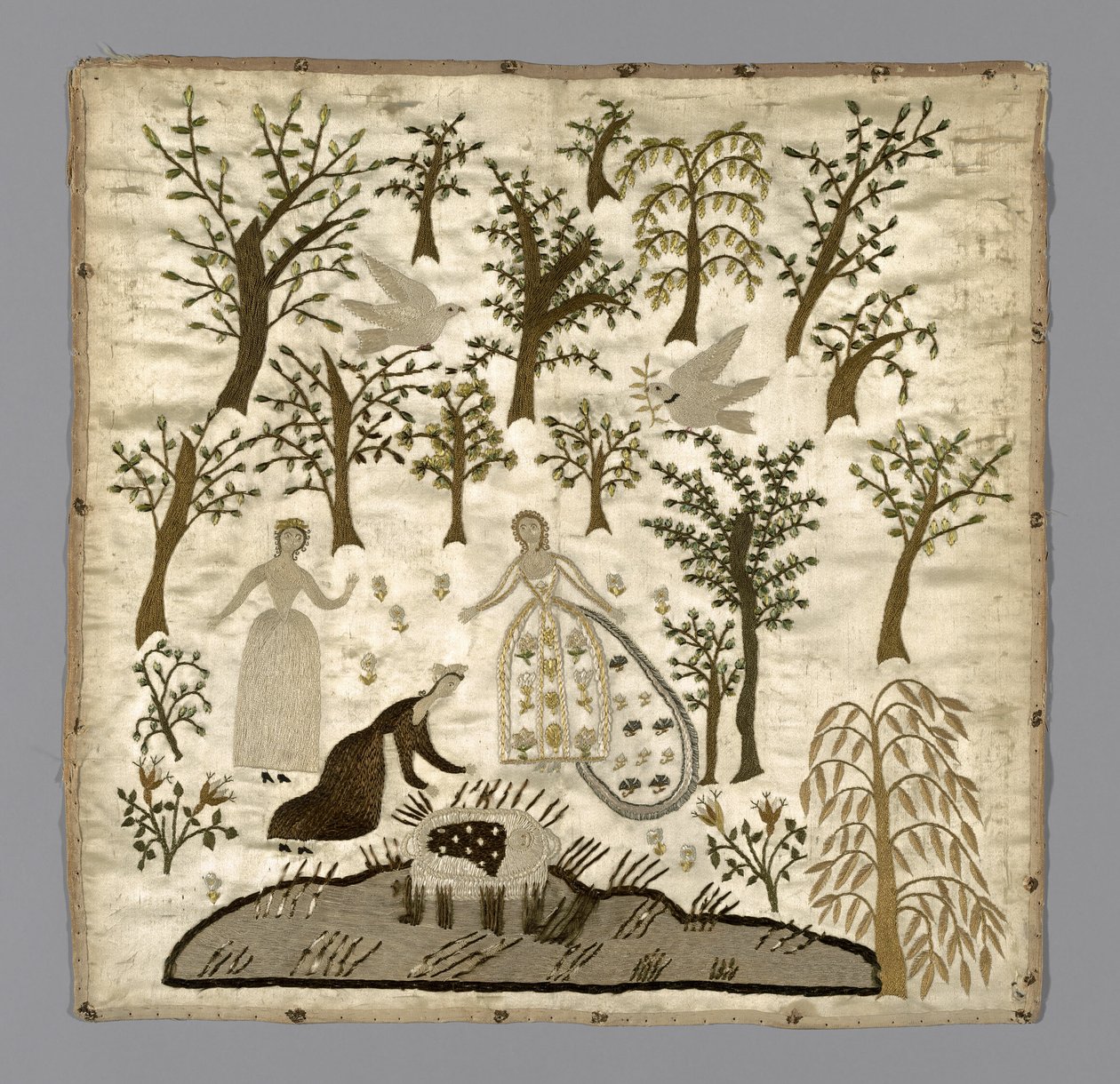 Mózes megtalálása (kézimunka) alkotó: Unknown artist