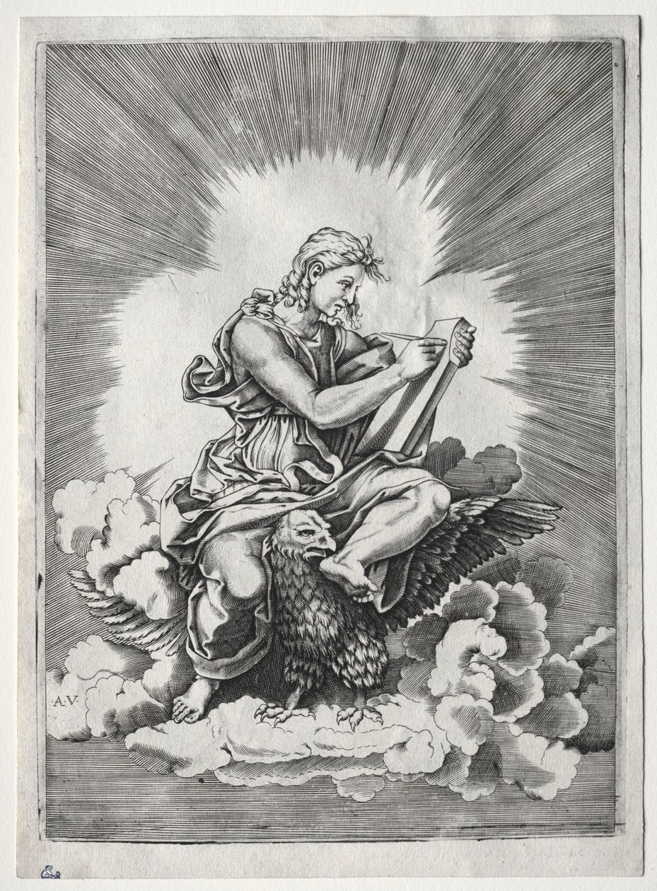 A négy evangélista: Szent János alkotó: Unknown artist