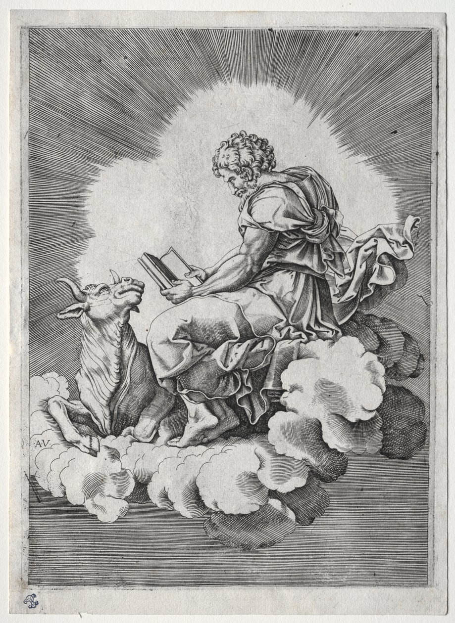 A négy evangélista: Szent Lukács alkotó: Unknown artist
