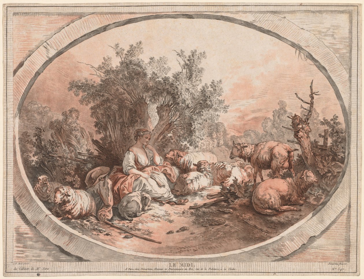 A nap négy időpontja: Dél alkotó: Unknown artist
