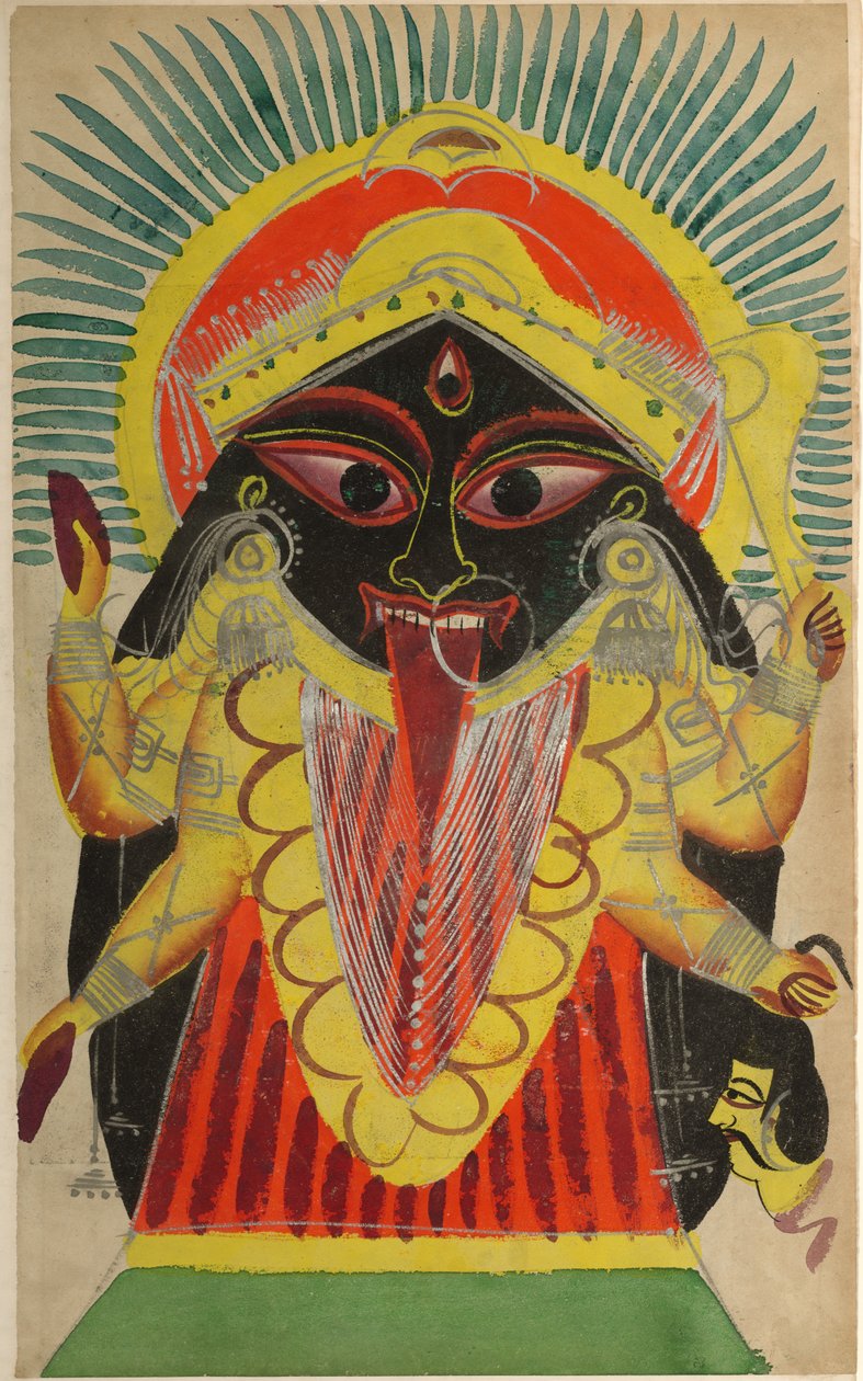 Kali istennő (recto) alkotó: Unknown artist