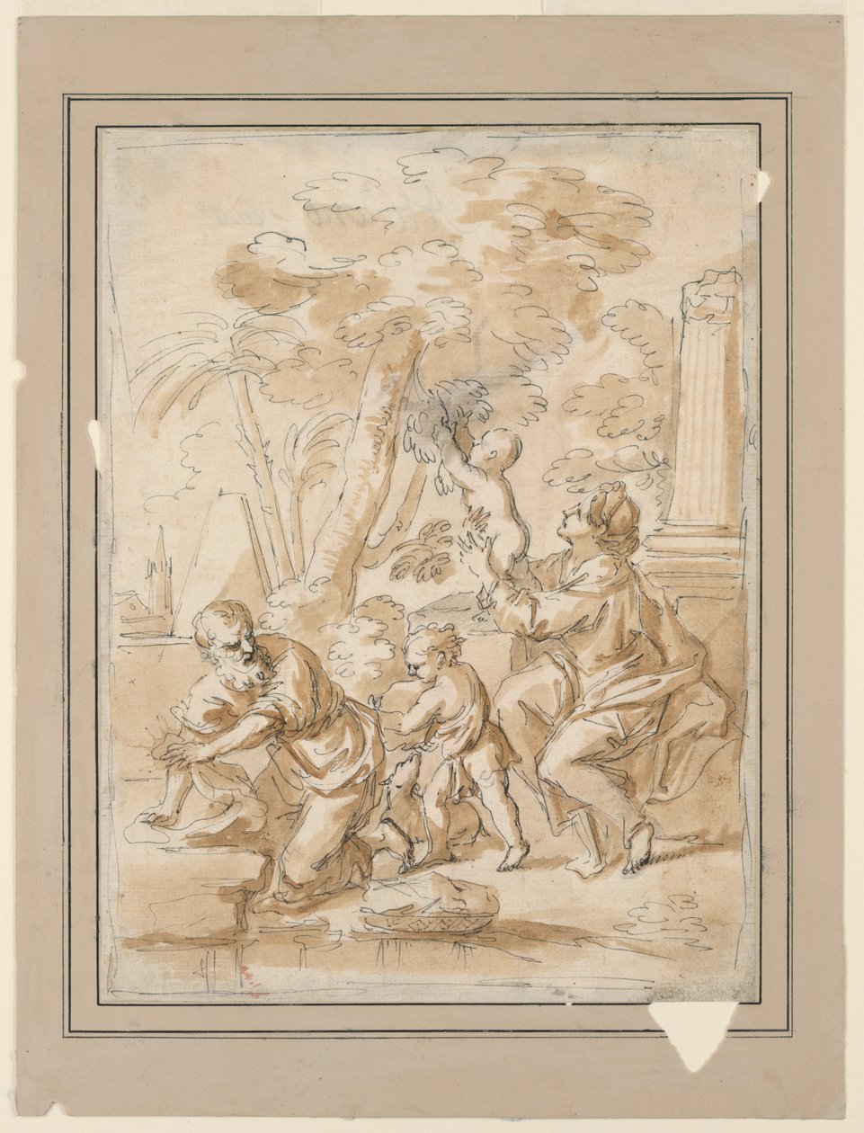 A Szent Család Szent Jánossal alkotó: Unknown artist