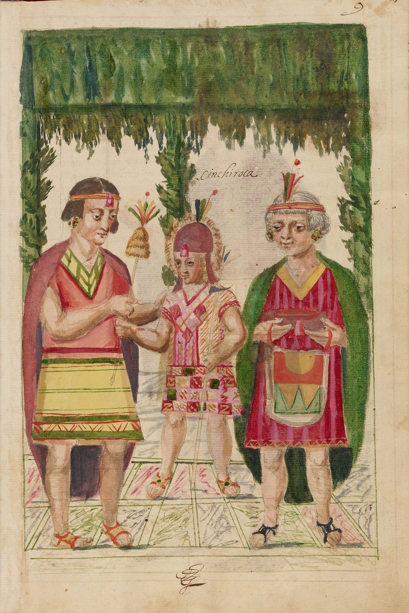 Sinchi Roca beiktatása Manco Capac által alkotó: Unknown artist