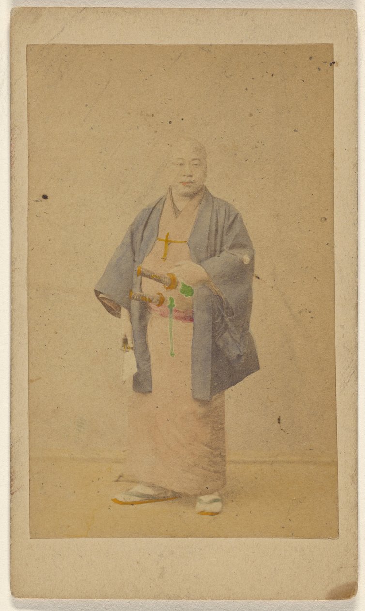 A japán orvos, szabadtéri jelmezben. alkotó: Unknown artist