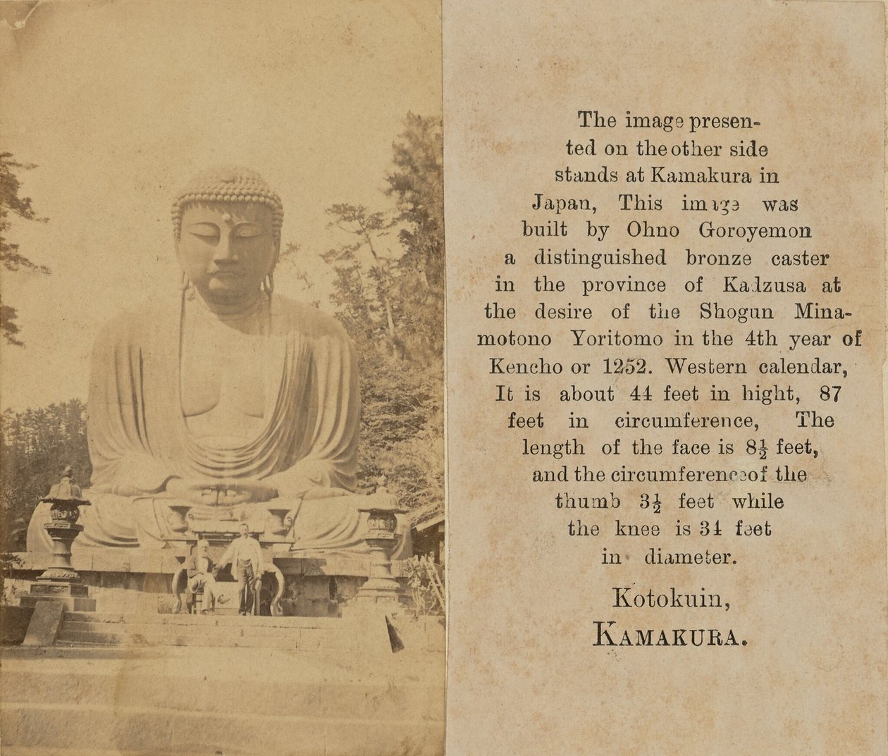 [A Kamakura Buddha] alkotó: Unknown artist