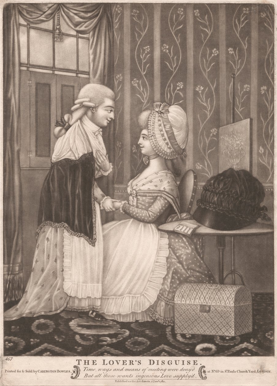 A szerető álruhája alkotó: Unknown artist