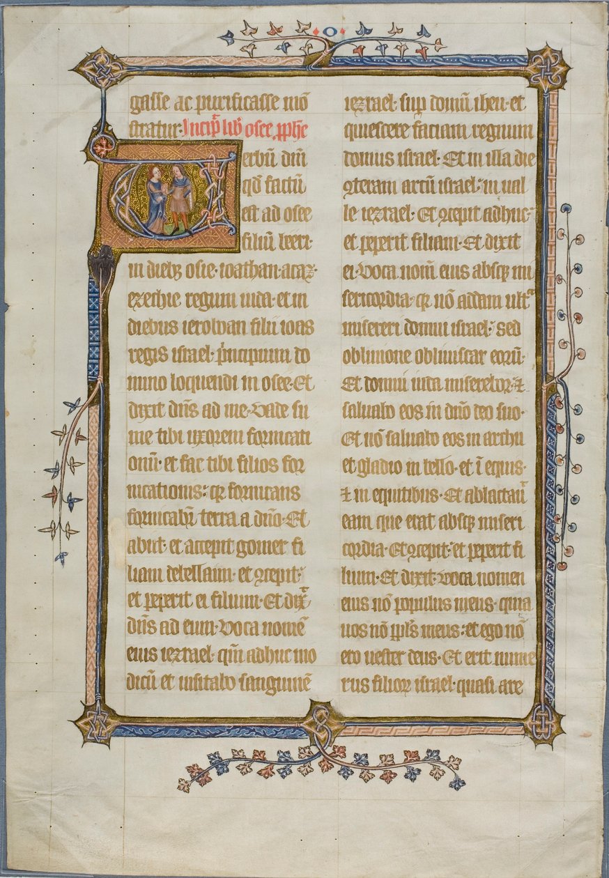 Hóseás és Gómer házassága egy bibliai történeti "V" kezdetű történetben alkotó: Unknown artist