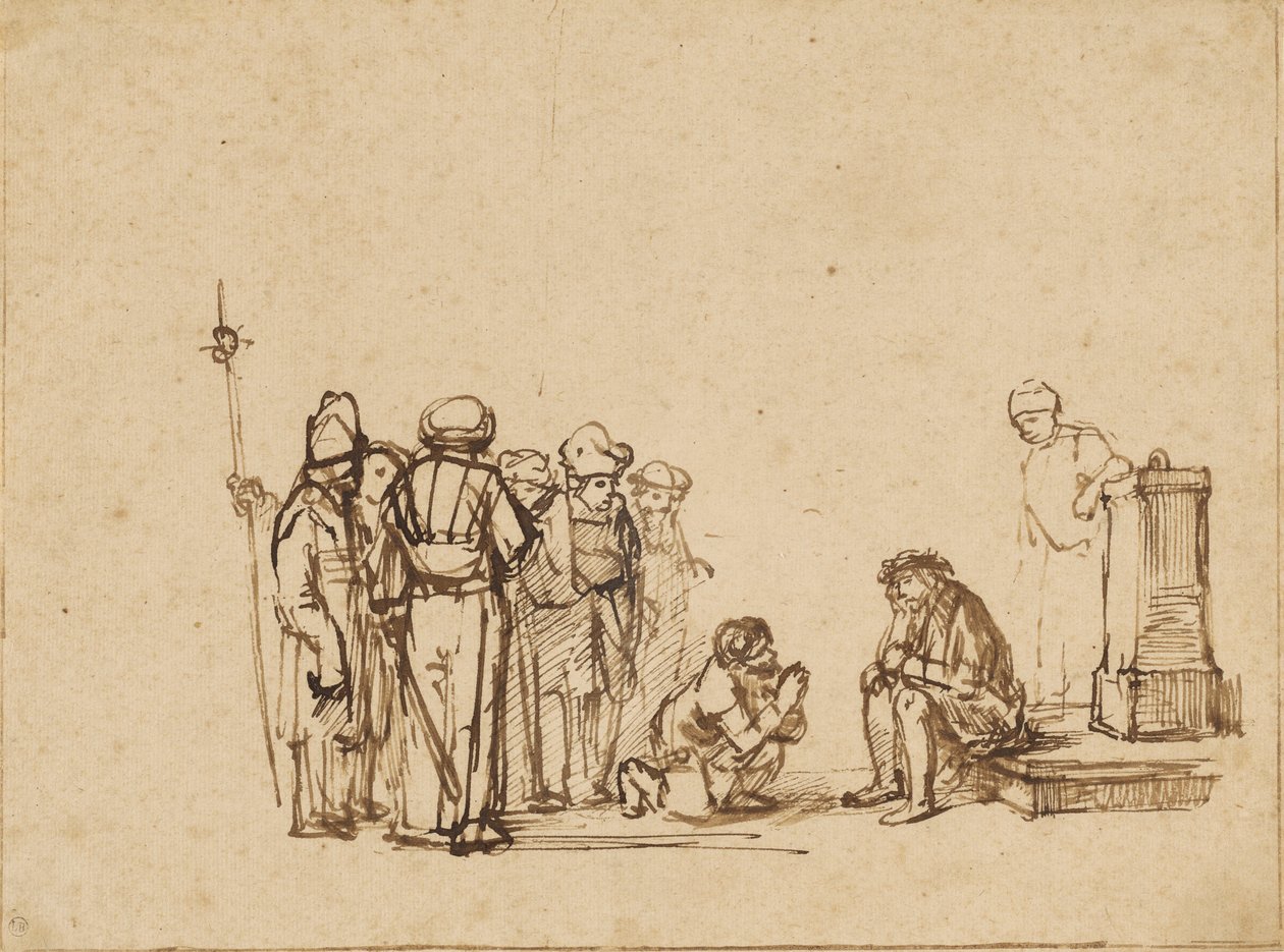Krisztus kigúnyolása alkotó: Unknown artist