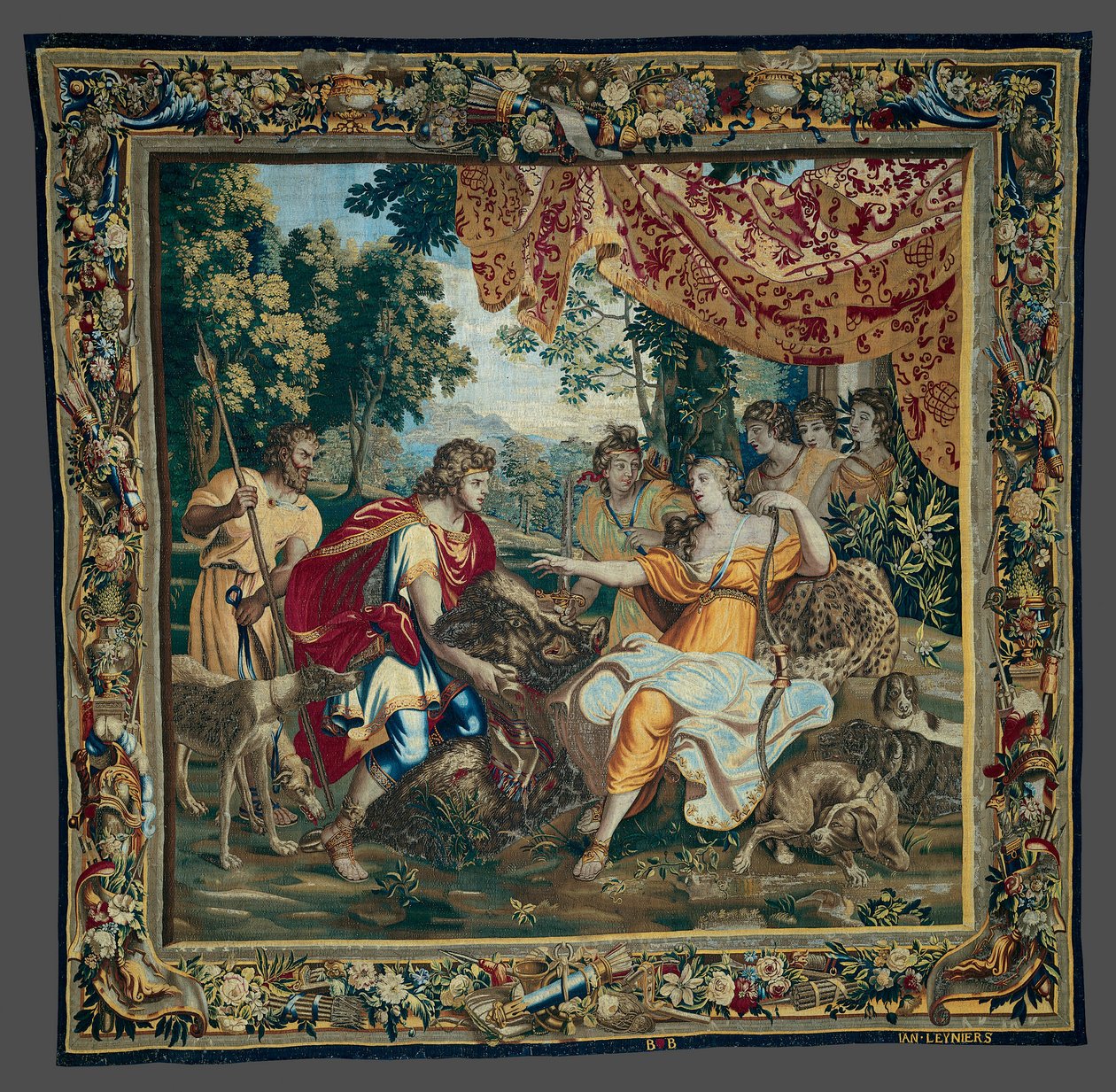 A vadkanfej felajánlása, a Meleager és Atalanta történetéből alkotó: Unknown artist