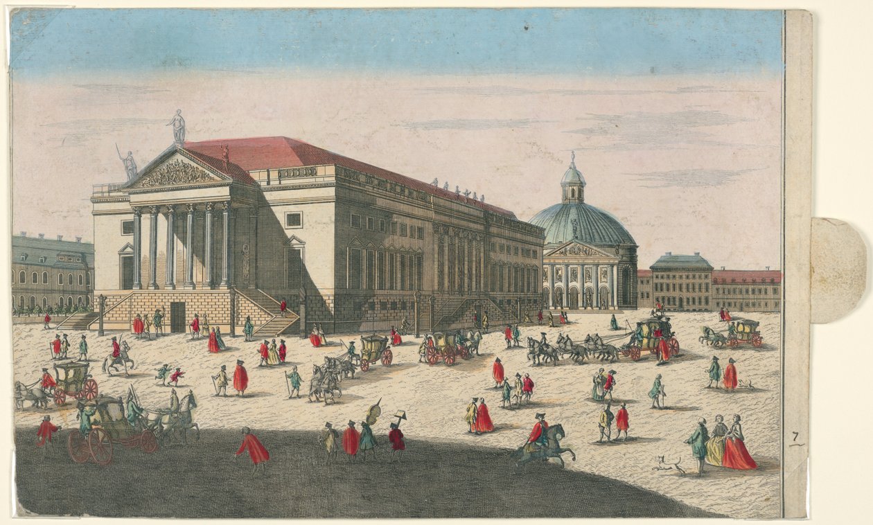 Az Operaház és a Szent Hedvig-templom, Berlin alkotó: Unknown artist