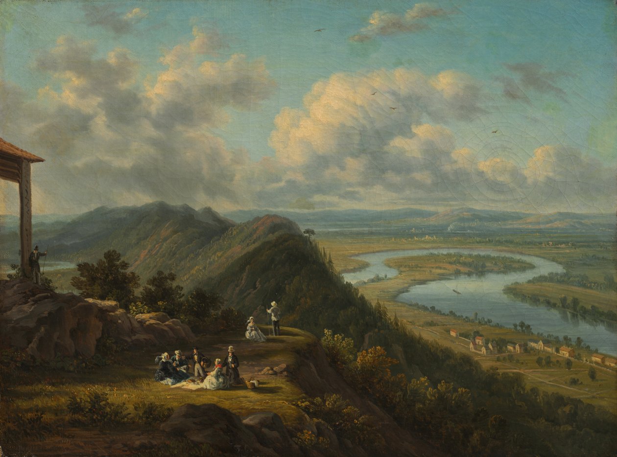 A holtág a Holyoke-hegyről nézve alkotó: Unknown artist