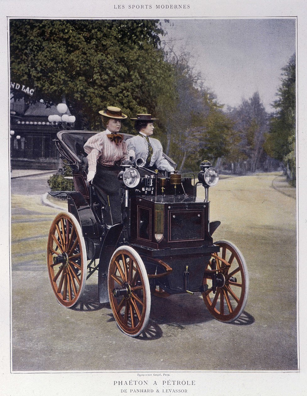 A Petroleum Phaeton, 1896-os típus – a „modern sportokban”” alkotó: Unknown artist