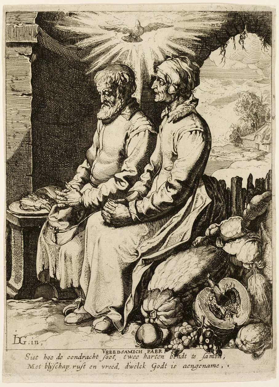 A jámbor öreg pár alkotó: Unknown artist