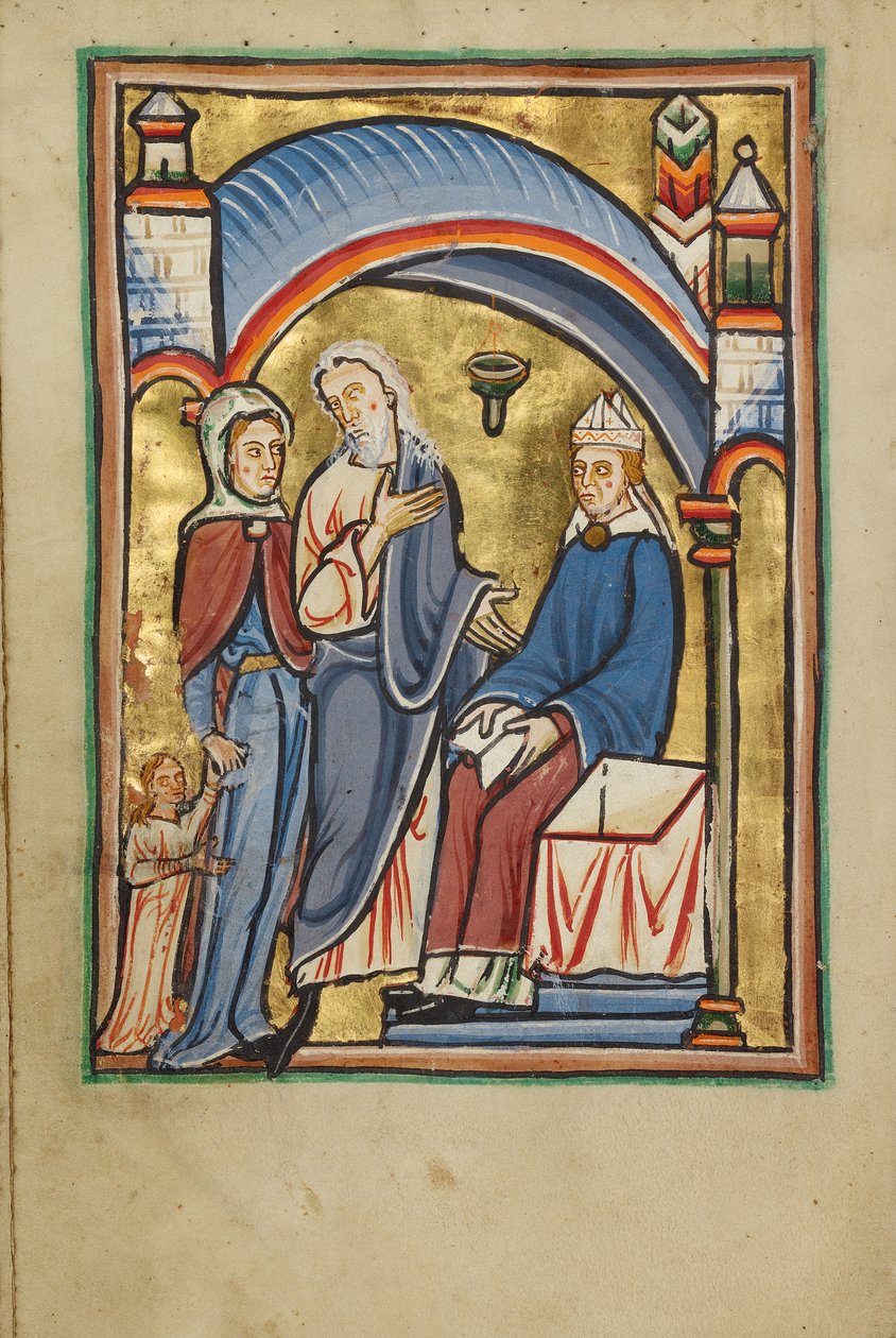 Szűz Mária bemutatása a templomban alkotó: Unknown artist