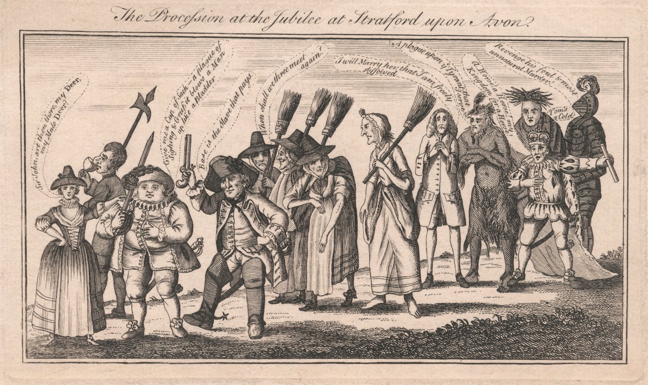A körmenet a jubileumi Stratford upon Avonban alkotó: Unknown artist