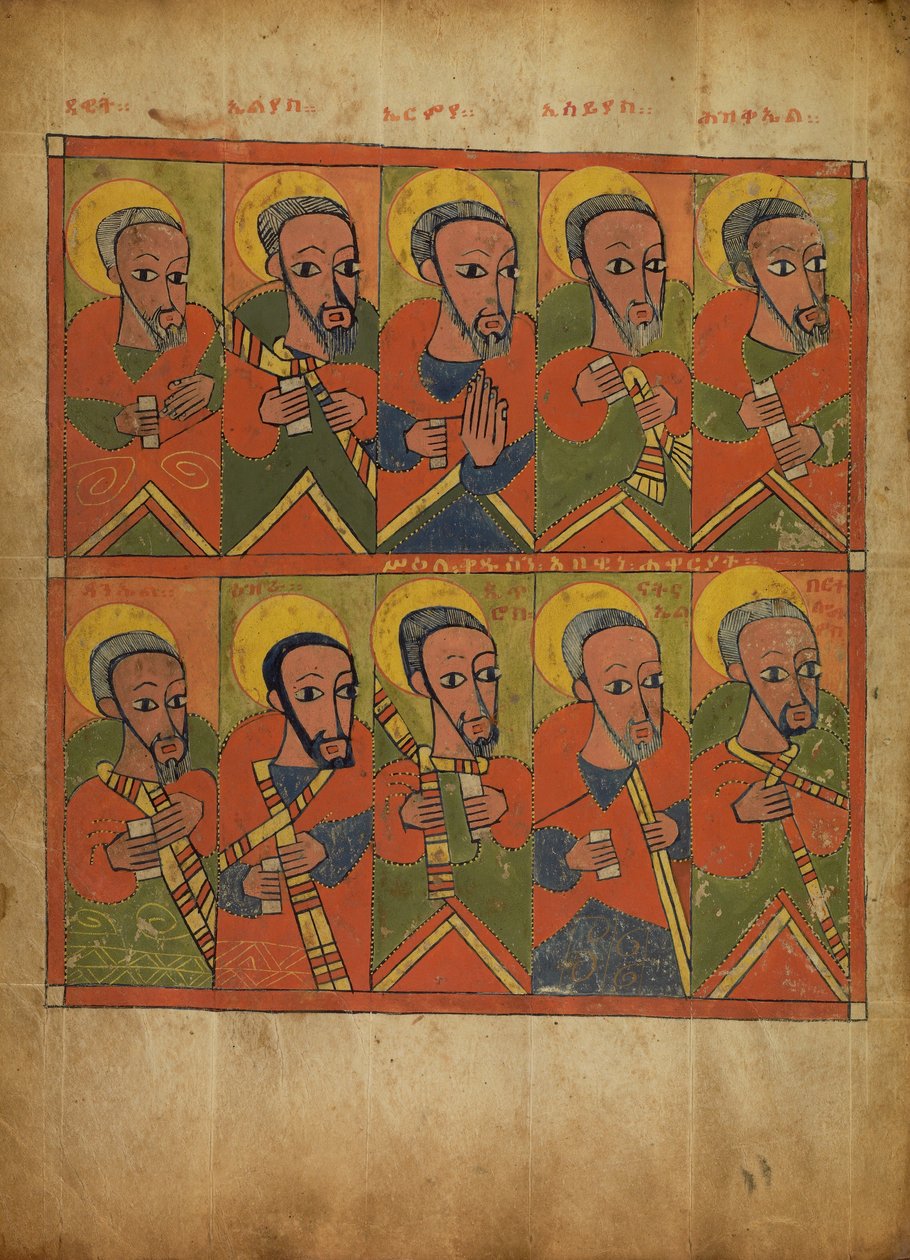 A próféták és az apostolok alkotó: Unknown artist
