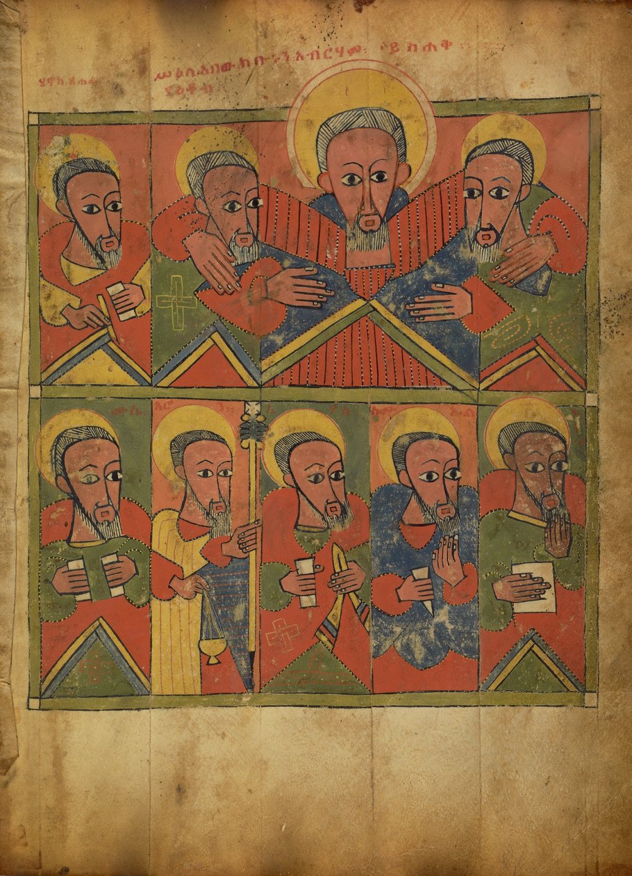 A próféták Ábrahámmal, aki átöleli Izsákot és Jákobot alkotó: Unknown artist