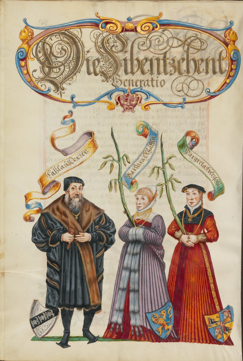 A tizenhetedik generáció, Lasslau Derrer alkotó: Unknown artist