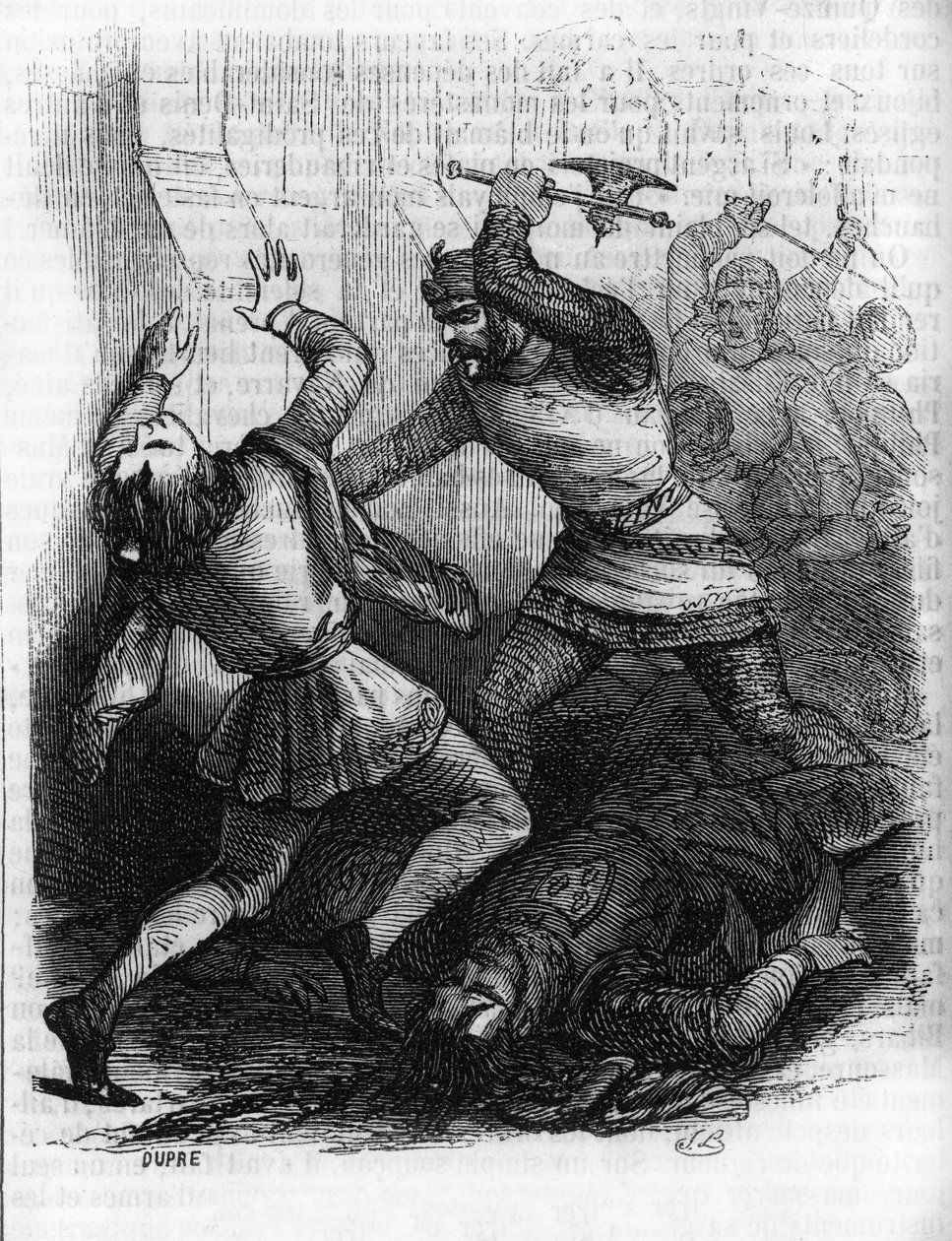A „szicíliai vesperás” (Vespri Siciliani) Szicília szigetének népi lázadása Anjou Károly francia király feudális uralma ellen, amely Palermóban és Corleonéban történt március 31-én. alkotó: Unknown artist