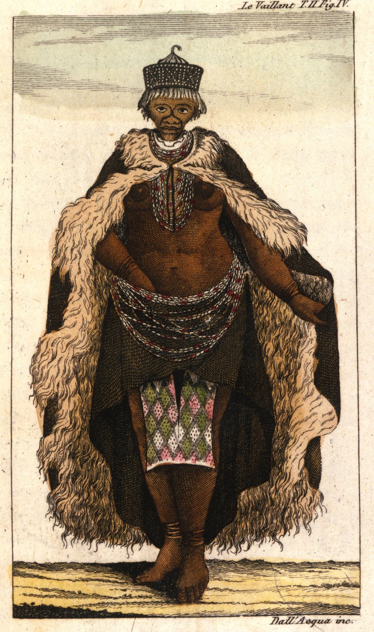 The Venus Hottentote, Bochiman nő (The Hottentot Venus) metszet egy 1820-as útikönyvből. Milánói . alkotó: Unknown artist