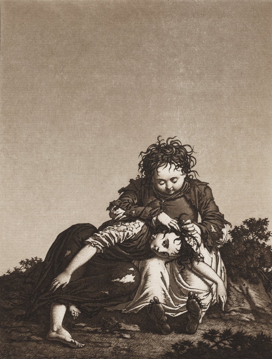 Az ifjú koldusok alkotó: Unknown artist