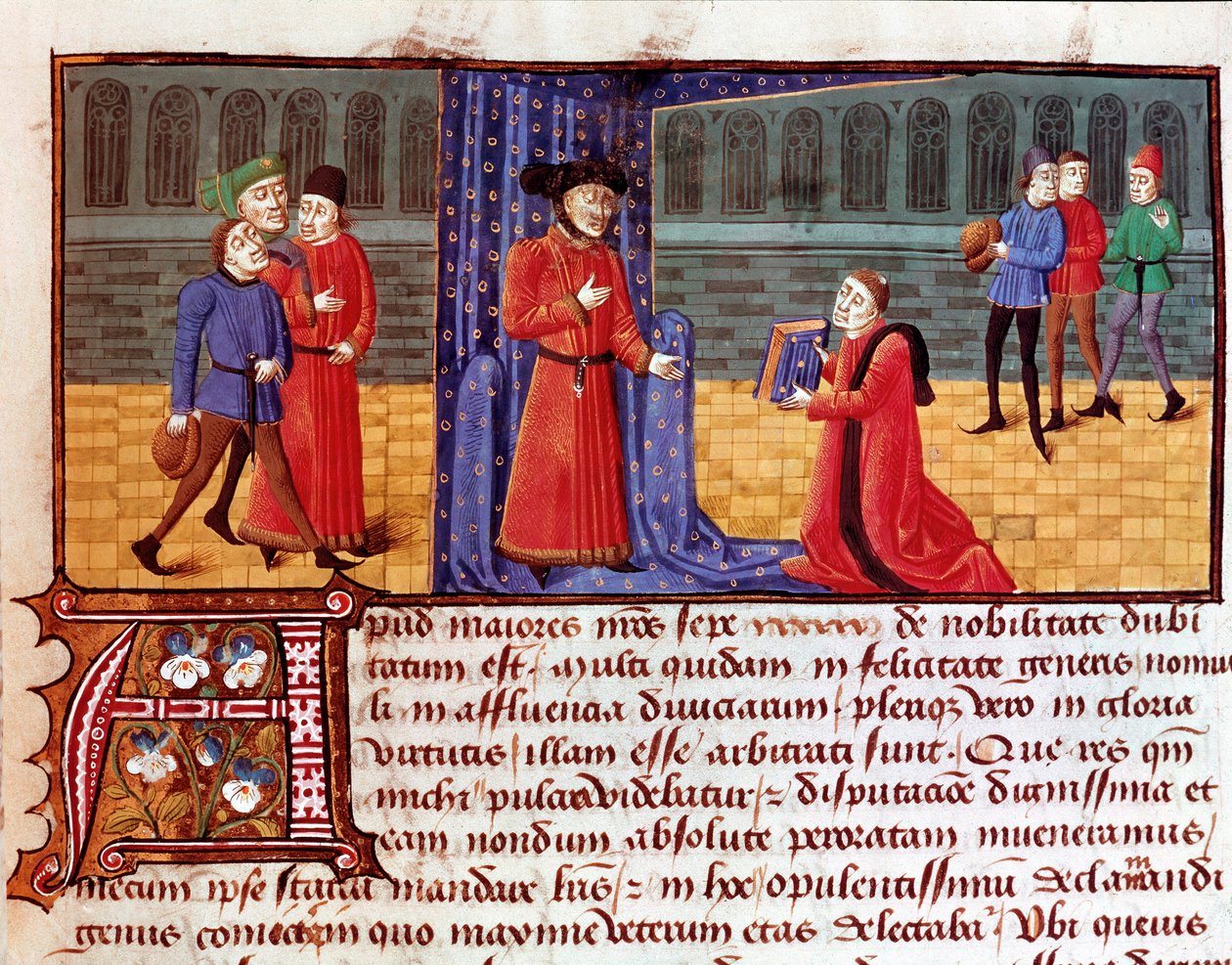 A szerző bemutatja Jacques Legrand (Legrant) (1365-1415) „” Sophilogium”-ból” (Archiloge Sophie. Jó gyakorlatok könyve) című művét, a 15. vagy 16. századi Torre do Tombo, Lisszabon alkotó: Unknown artist