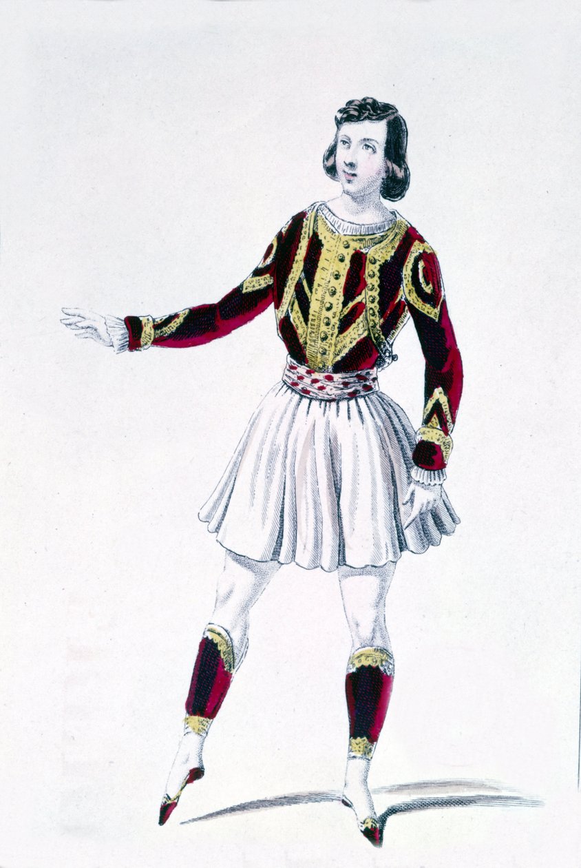 Marius Petipa táncos és koreográfus (1818-1910) Az Úr jogai c. alkotó: Unknown artist