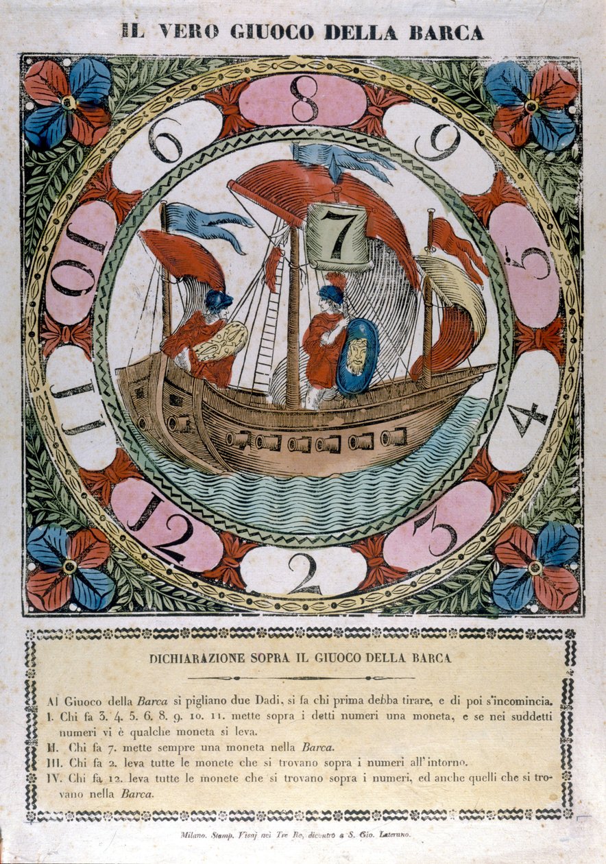A hajó játéka. 18. század alkotó: Unknown artist