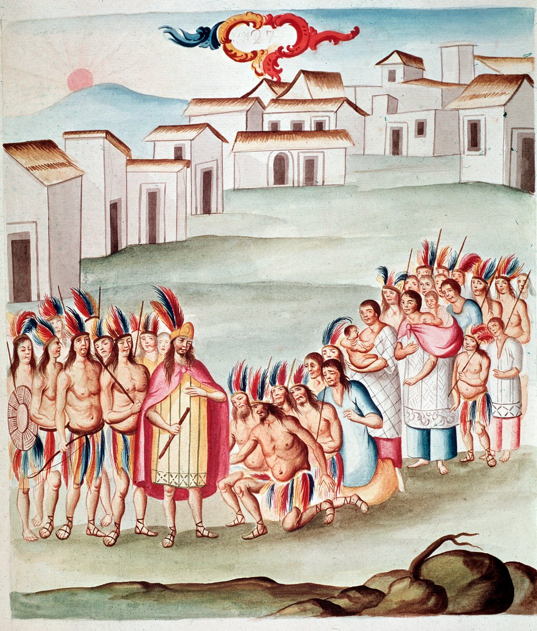 A király találkozik a herceggel (Akvarell, 1770-1780 körül) alkotó: Unknown artist