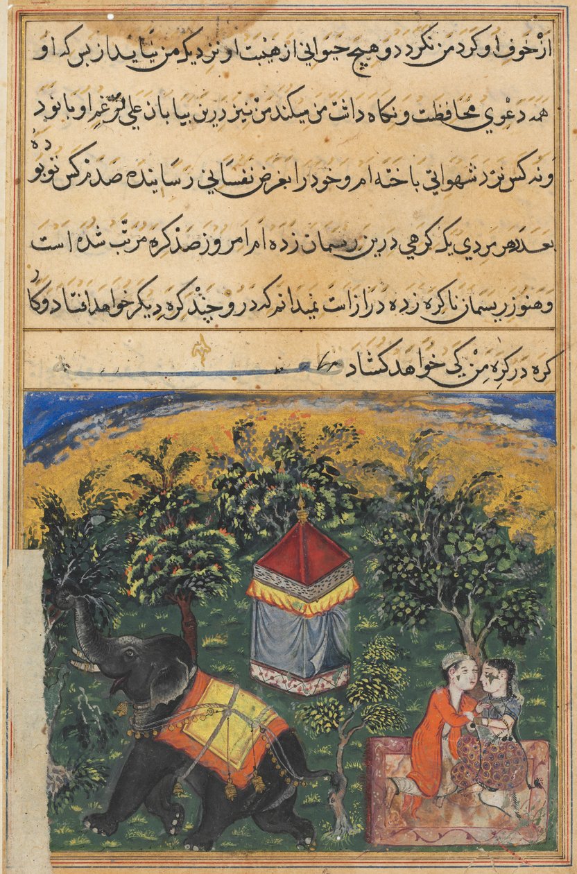 A koldus felesége megtéveszti egy katonával, egy Tuti-namából (Papagáj meséi): Negyedik éjszaka alkotó: Unknown artist