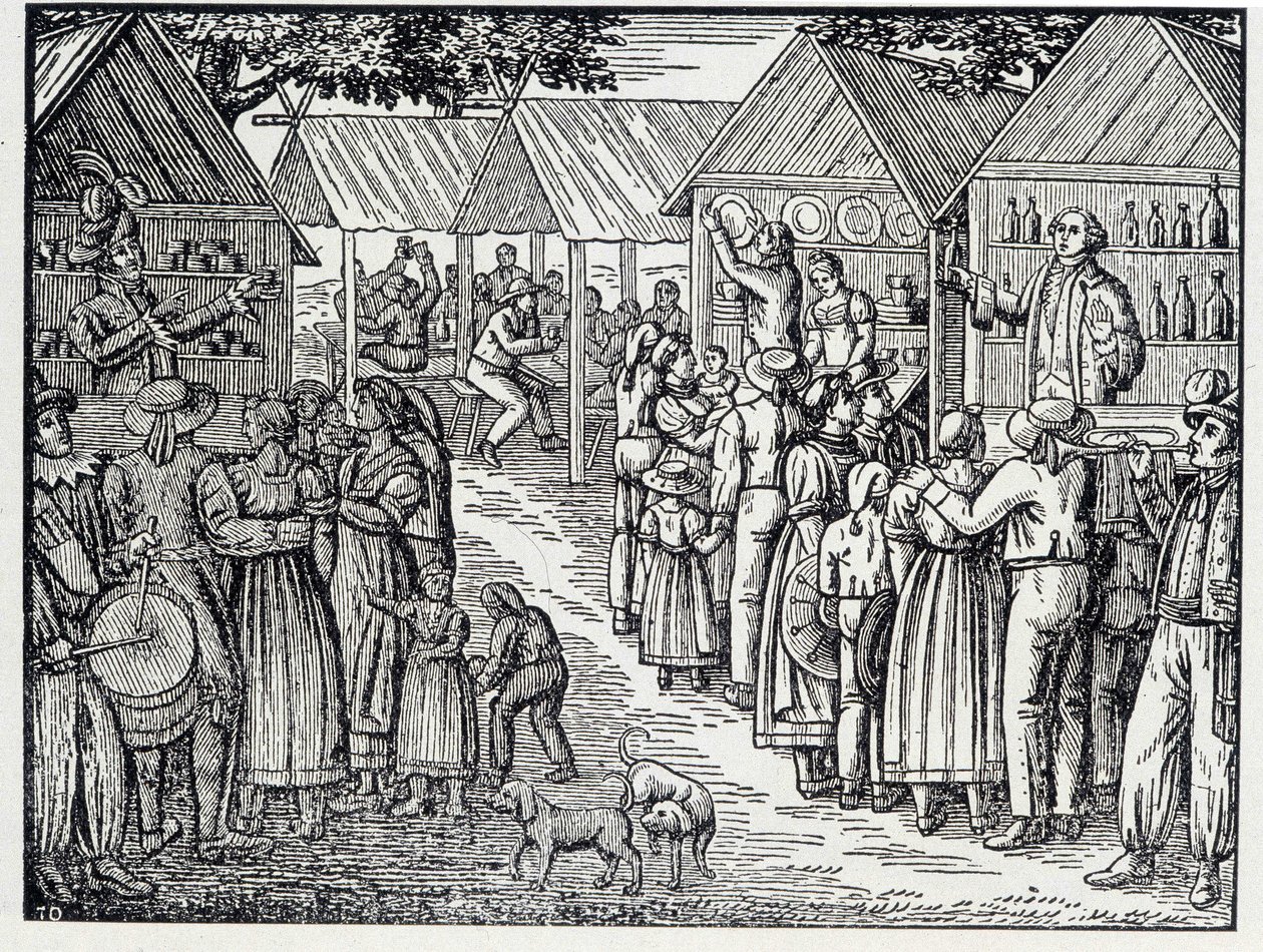 A két sarlatán - fametszetből alkotó: Unknown artist