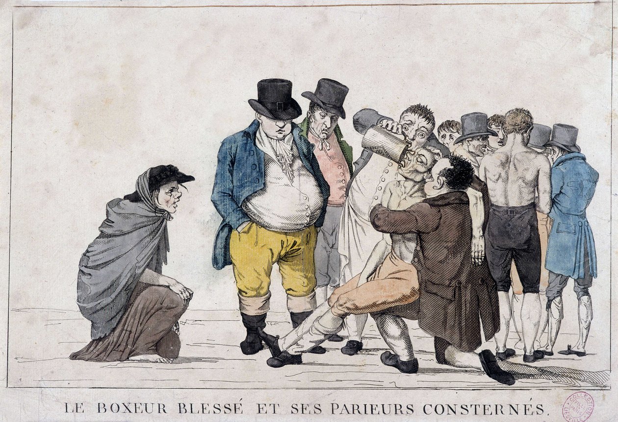 A sebesült bokszoló és birkózott jobbjai - 19. század, Carnavalet. alkotó: Unknown artist