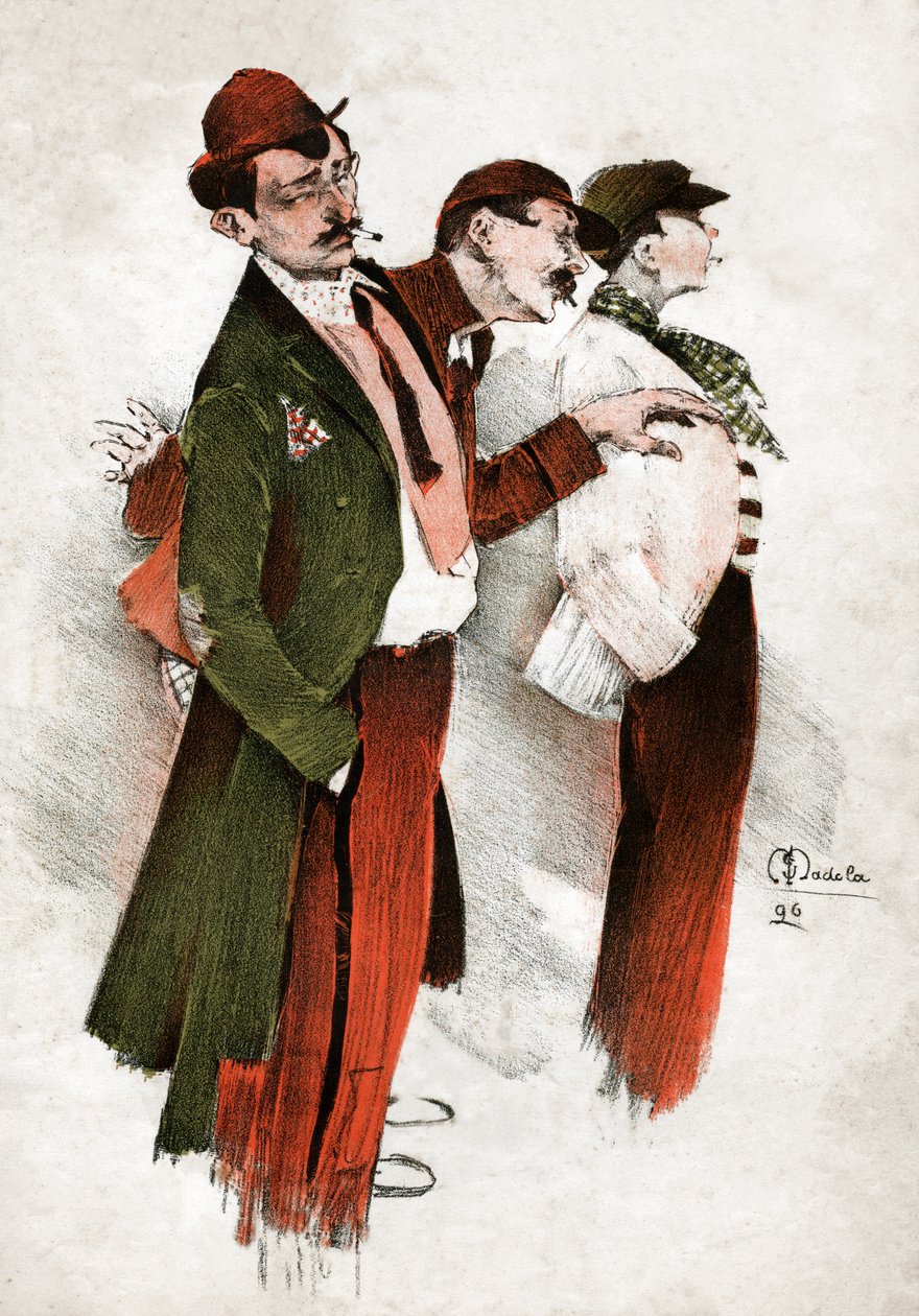 Tolvajok Párizsban. (metszet 1896) alkotó: Unknown artist