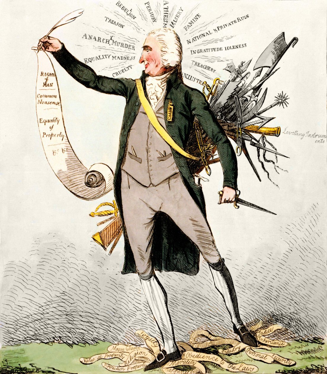 Thomas Paine (1737-1809), brit író és politikus, aki „emberi jogokkal” foglalkozik. alkotó: Unknown artist