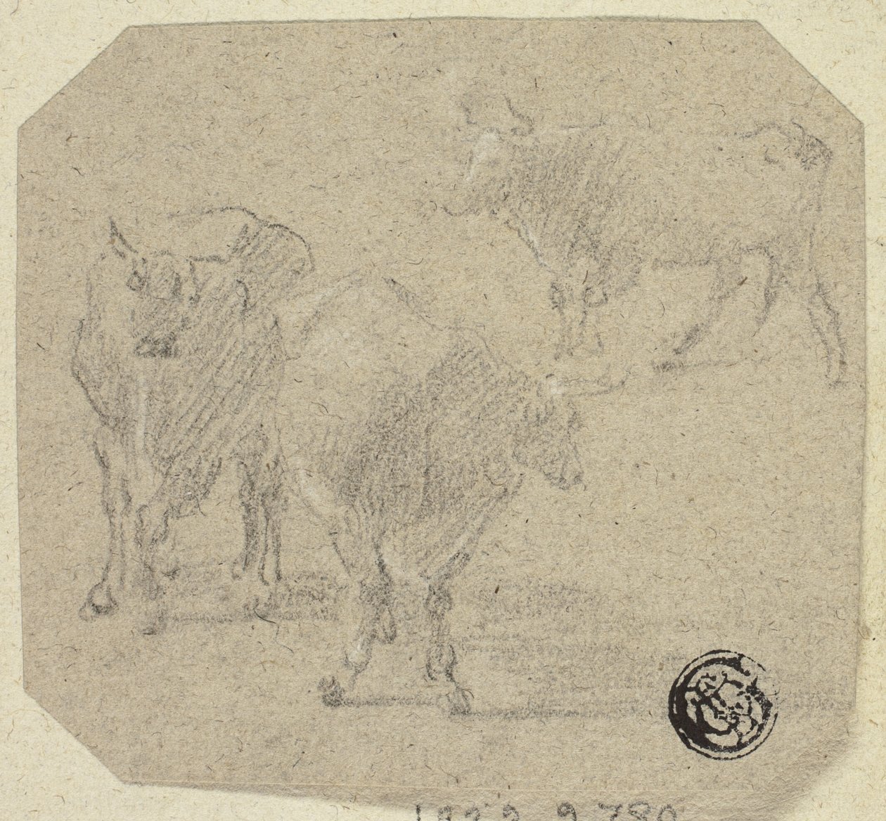 Három tehén alkotó: Unknown artist