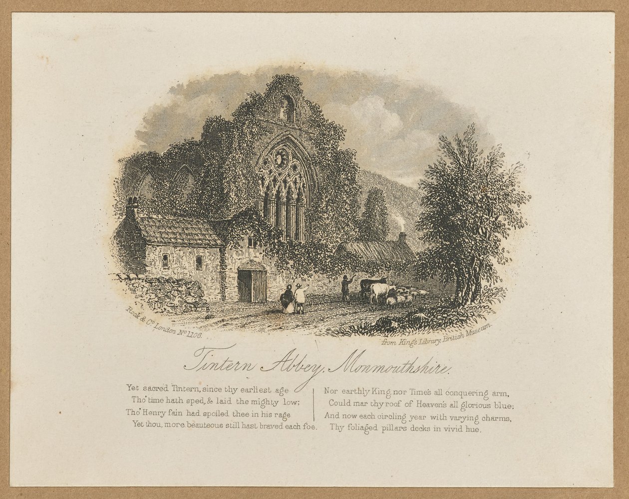 Tintern apátság, Monmouthshire alkotó: Unknown artist
