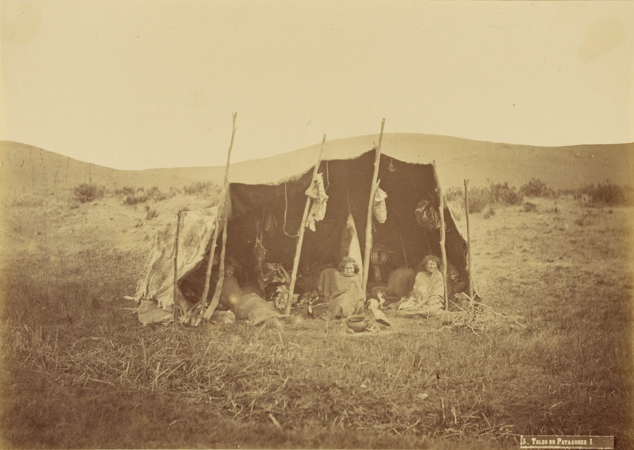 Patagones napellenző. alkotó: Unknown artist