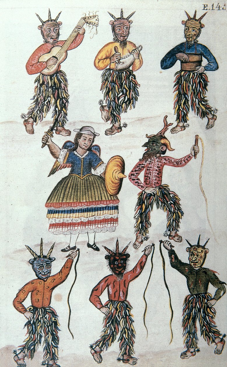 A "Trujillo del Peru" vagy "Codex Martinez Companion" könyv, Baltazar Martinez Companion és Bujanda, Trujillo püspöke (1782-1785) alkotó: Unknown artist