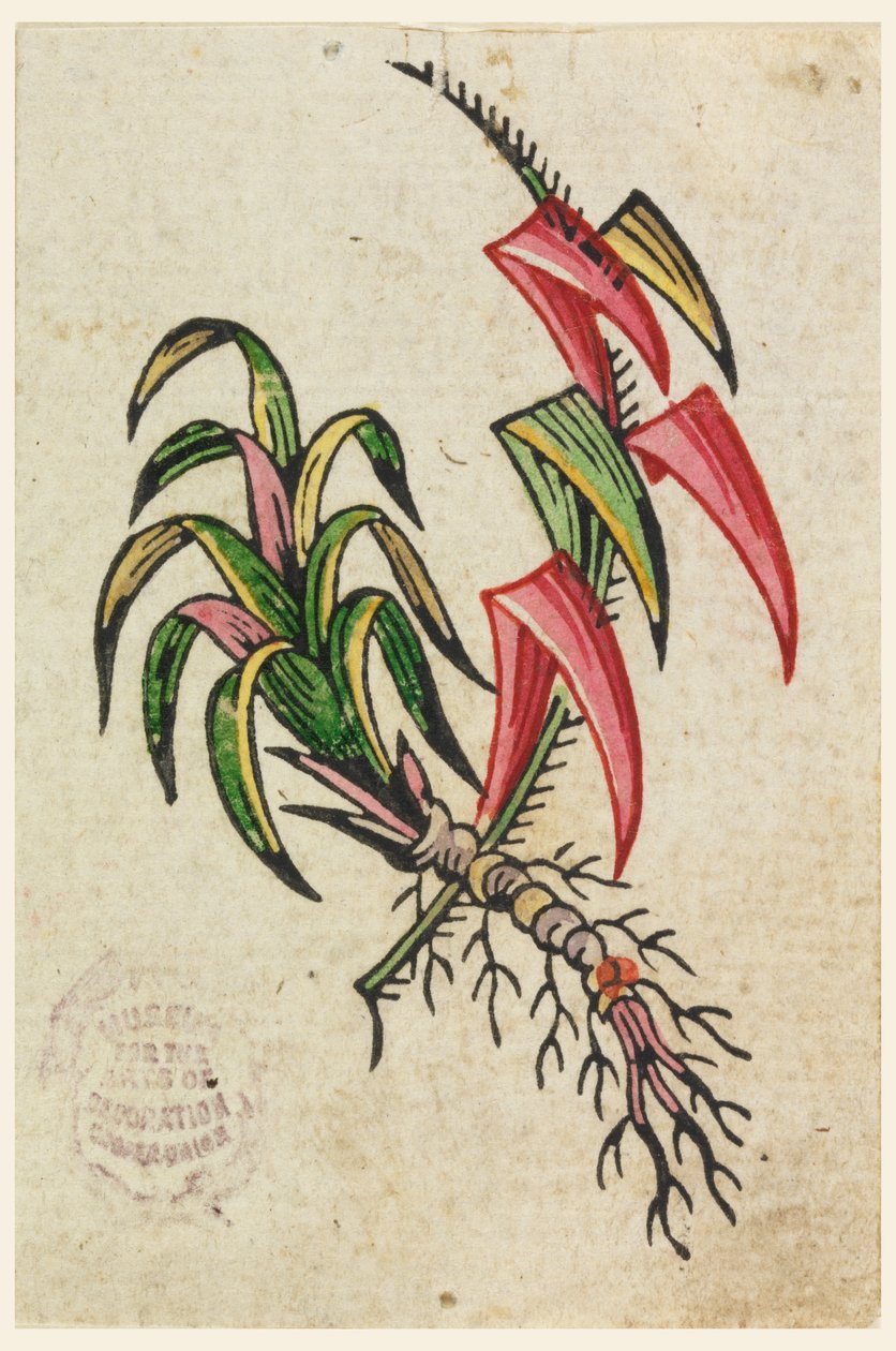 Nyomtatott textil próbapróba alkotó: Unknown artist