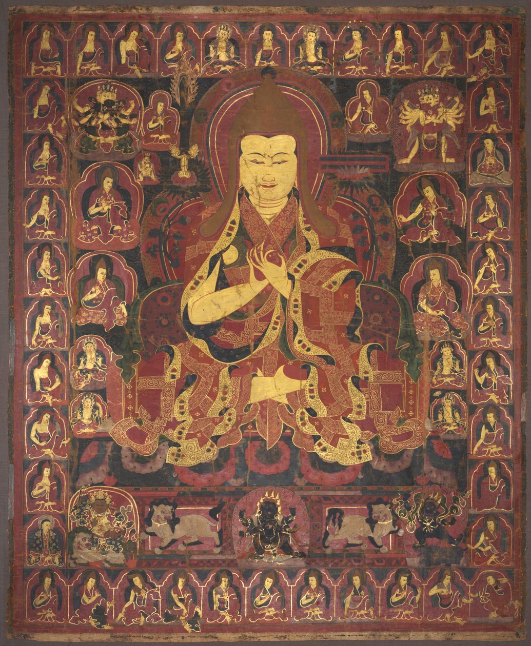 Tsong Khapa, a Geluk Rend alapítója alkotó: Unknown artist