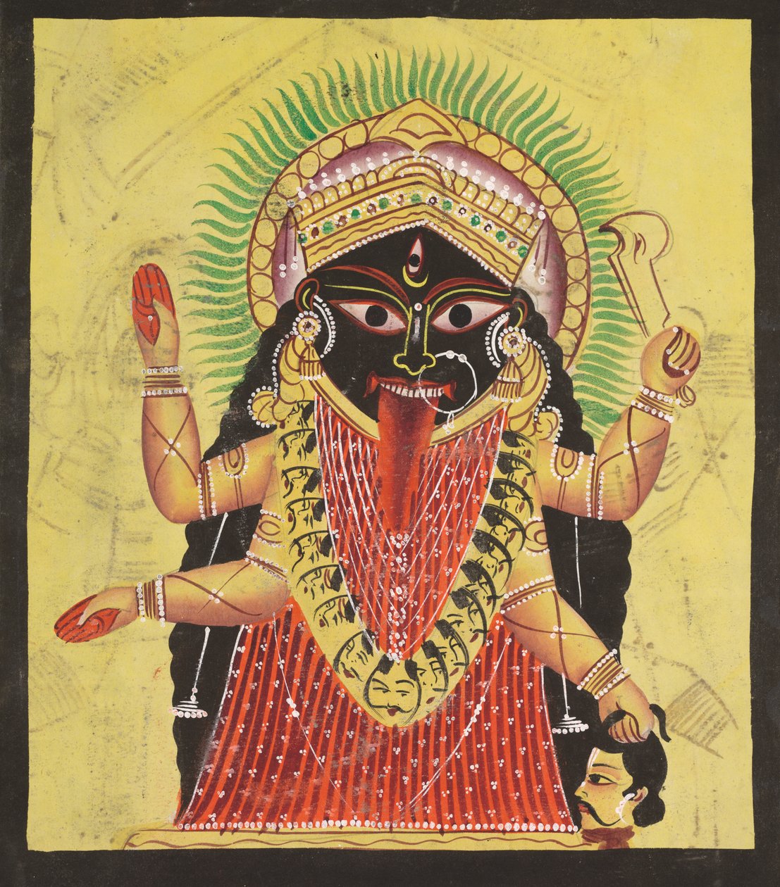 Kali két aspektusa: Kali bejegyzett alkotó: Unknown artist