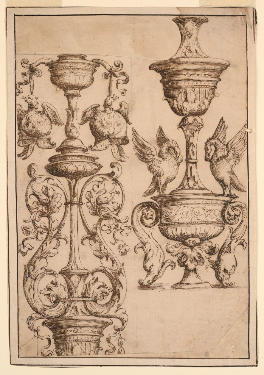 Két gyertyatartó alkotó: Unknown artist