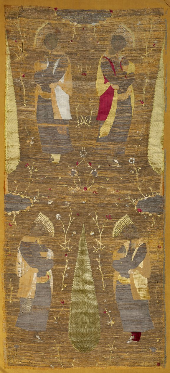 Bársony panel négy fiatal virágillattal alkotó: Unknown artist