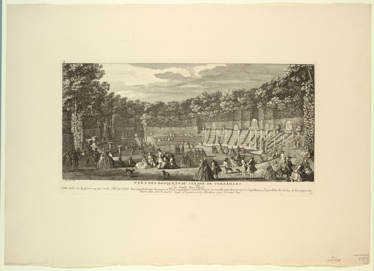 Versailles, A kert ligetje, a bálterem alkotó: Unknown artist