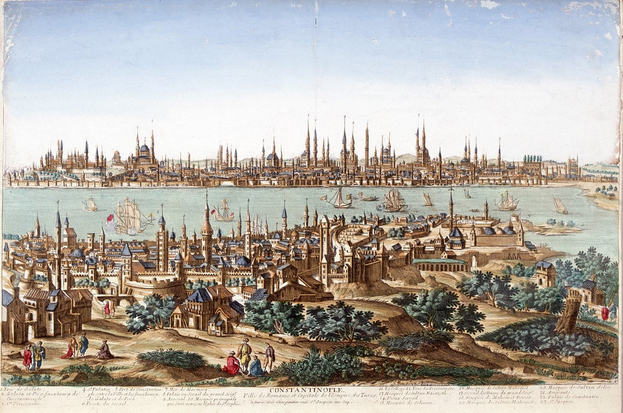 Konstantinápoly kilátása alkotó: Unknown artist