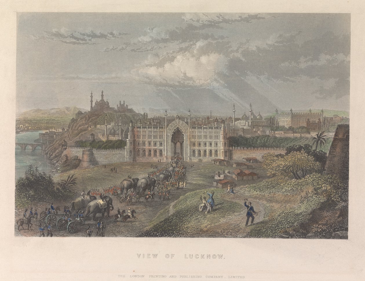Lucknow kilátása alkotó: Unknown artist