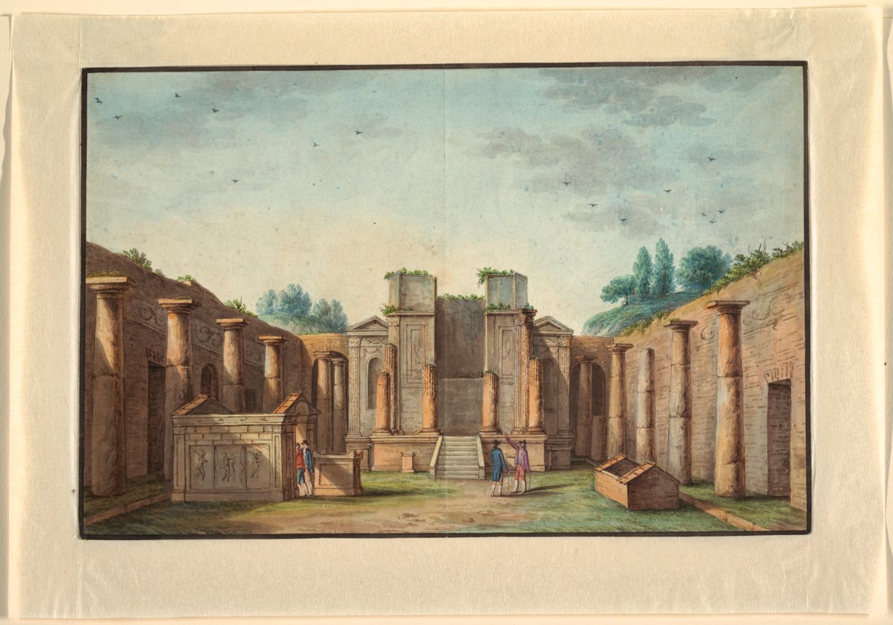 Kilátás Nápolyra (vagy környékére) alkotó: Unknown artist