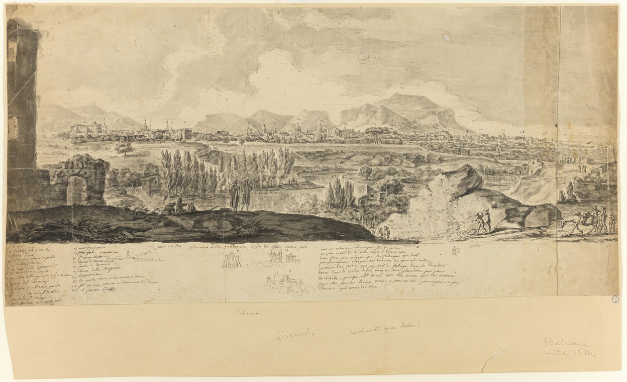 Palermo látképe alkotó: Unknown artist