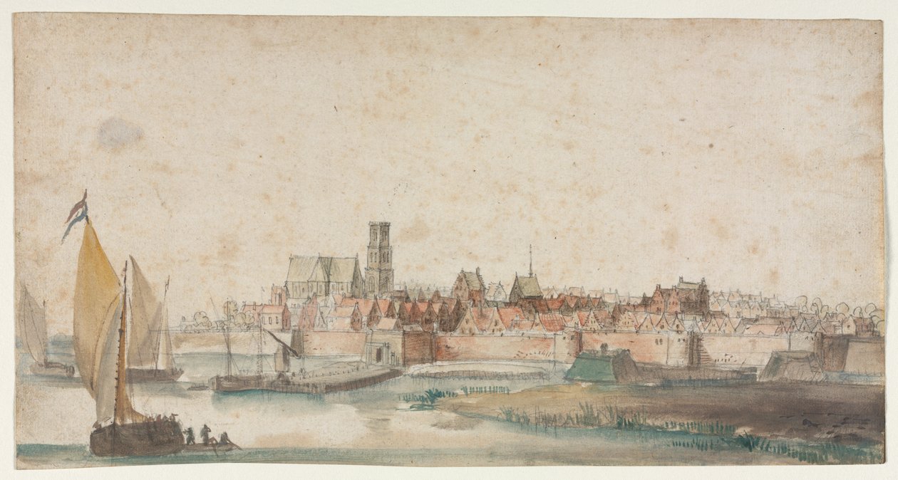 St. Geertruidenberg látképe alkotó: Unknown artist