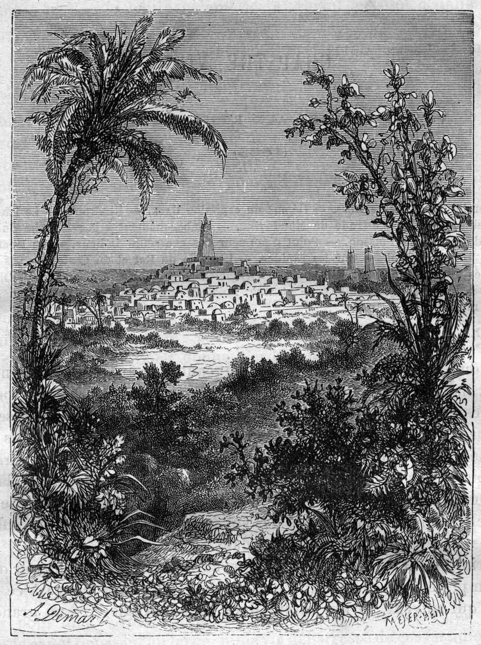 Kilátás Timbuktura alkotó: Unknown artist